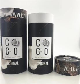 100% Airtight Food Grade Paper Tubes For Cocoa Powder Packaging