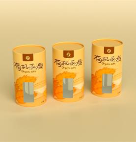 Oat Breakfast Food Paper Tube Food Manufacturer Food Packaging Cylinder Cardboard Box With Window 