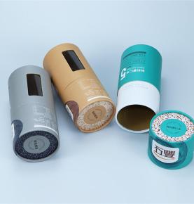 Top Quality Custom Cylinder Round Tea Paper Tube Packaging Free Sample Tea Paper Can