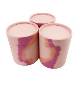 Biodegradable Paper Tube For Soft Hand Cream Candle Cosmetic Packaging Tube Boxes