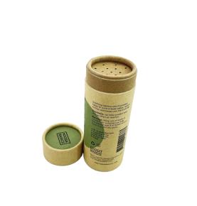 Luxury Cardboard Powder Shaker Body Powder Containers Custom Paper Tubes