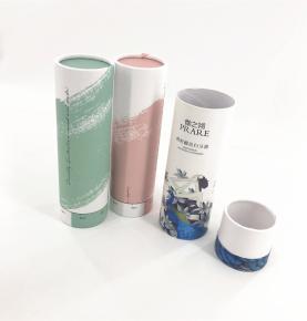 Custom Paper Tube Toothpaste Round Cylinder Box Rigid Cardboard Tube Packaging