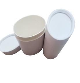 2oz Wholesale Biodegradable Cardboard Container Deodorant Packaging Push Up Oval Kraft Paper Tube