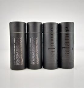 Factory Wholesale Eco Friendly Black Spot UV Cardboard Push Up Paper Tube For Lip Balm