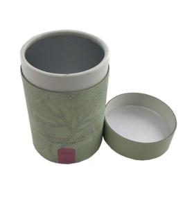Tea Paper Tubes Packaging Cardboard Inner Aluminum Foil Cylinder Gift Box